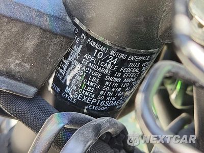 Zdjęcie 10 z 10 samochodu: 2025 KAWASAKI EX650 P VIN:ML5EXEP16SDAE6241 - miniatura
