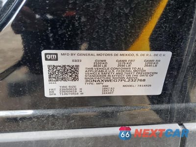 Zdjęcie 13 z 13 samochodu: 2023 CHEVROLET EQUINOX RS VIN:3GNAXWEG7PL232768 - miniatura
