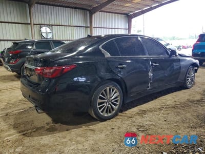 Trzecie zdjęcie samochodu z tyłu: 2020 INFINITI Q50 3.0T LUXE VIN:JN1EV7AR5LM254252 - miniatura