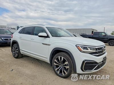 Czwarte zdjęcie samochodu z boku: 2021 VOLKSWAGEN ATLAS CROSS SPORT SEL R-LINE VIN:1V2SE2CA2MC214677 - miniatura