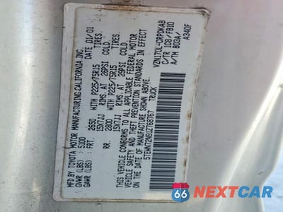 Zdjęcie 12 z 12 samochodu: 2001 TOYOTA TACOMA XTRACAB VIN:5TEWN72N91Z768767 - miniatura