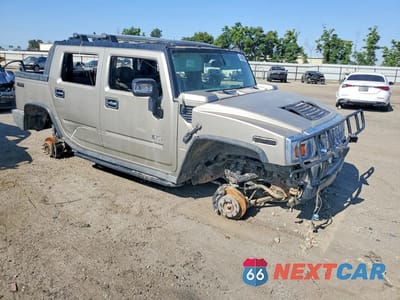 Czwarte zdjęcie samochodu z boku: 2006 HUMMER H2 SUT VIN:5GRGN22U16H105408 - miniatura