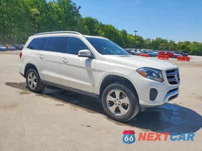 Czwarte zdjęcie samochodu z boku: 2017 MERCEDES-BENZ GLS 450 4MATIC VIN:4JGDF6EE7HA845758 - miniatura