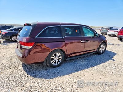 Trzecie zdjęcie samochodu z tyłu: 2015 HONDA ODYSSEY EXL VIN:5FNRL5H68FB110390 - miniatura