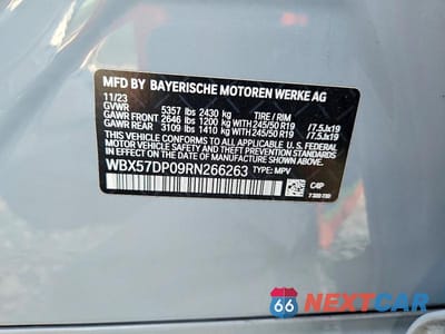 Zdjęcie 14 z 14 samochodu: 2024 BMW X3 XDRIVE30I VIN:WBX57DP09RN266263 - miniatura