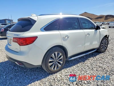 Trzecie zdjęcie samochodu z tyłu: 2016 ACURA MDX TECHNOLOGY VIN:5FRYD4H49GB061590 - miniatura