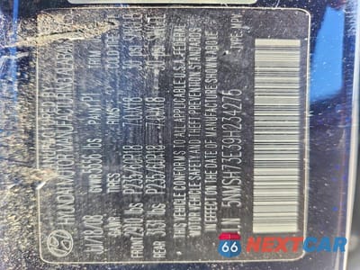 Zdjęcie 12 z 12 samochodu: 2009 HYUNDAI SANTA FE LIMITED VIN:5NMSH73E39H234275 - miniatura