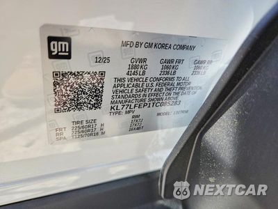 Zdjęcie 12 z 12 samochodu: 2026 CHEVROLET TRAX LS VIN:KL77LFEP1TC085283 - miniatura
