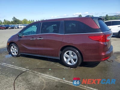 Drugie zdjęcie samochodu z przodu: 2018 HONDA ODYSSEY EXL VIN:5FNRL6H79JB013657 - miniatura