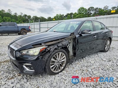 2018 INFINITI Q50 3.0T LUXE JN1EV7AP4JM354998 - główne zdjęcie licytacji z USA - miniatura