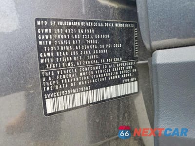 Zdjęcie 13 z 13 samochodu: 2023 VOLKSWAGEN TAOS S VIN:3VVCX7B29PM378987 - miniatura