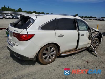 Trzecie zdjęcie samochodu z tyłu: 2016 ACURA MDX ADVANCE VIN:5FRYD4H95GB041350 - miniatura