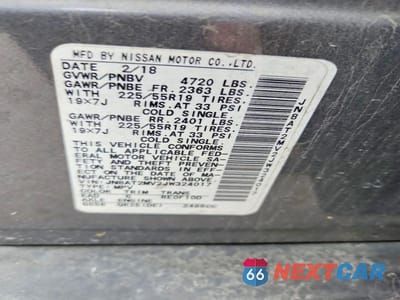 Zdjęcie 13 z 13 samochodu: 2018 NISSAN ROGUE AWD SL VIN:JN8AT2MV2JW324017 - miniatura