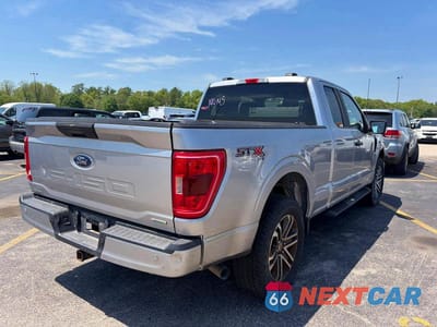 Czwarte zdjęcie samochodu z boku: 2021 FORD F150 SUPER CAB VIN:1FTEX1EP3MFC90380 - miniatura