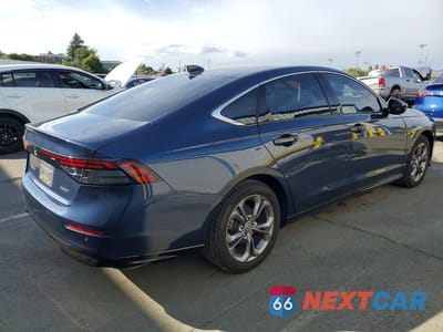 Trzecie zdjęcie samochodu z tyłu: 2023 HONDA ACCORD HYBRID EXL VIN:1HGCY2F62PA063684 - miniatura