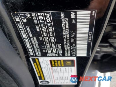 Zdjęcie 13 z 13 samochodu: 2017 MERCEDES-BENZ GLE 350 VIN:4JGDA5JB6HA937478 - miniatura