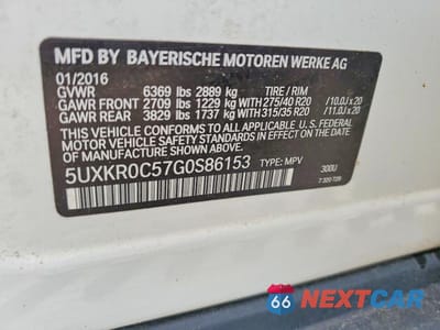Zdjęcie 13 z 13 samochodu: 2016 BMW X5 XDRIVE35I VIN:5UXKR0C57G0S86153 - miniatura