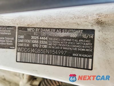 Zdjęcie 12 z 12 samochodu: 2014 MERCEDES-BENZ CLA 250 4MATIC VIN:WDDSJ4GB5EN154997 - miniatura