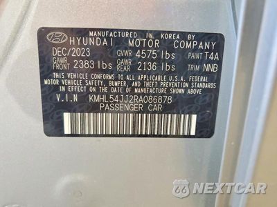 Zdjęcie 13 z 13 samochodu: 2024 HYUNDAI SONATA HYBRID LIMITED VIN:KMHL54JJ2RA086878 - miniatura
