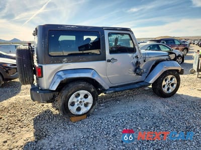 Trzecie zdjęcie samochodu z tyłu: 2015 JEEP WRANGLER SAHARA VIN:1C4AJWBG5FL703034 - miniatura