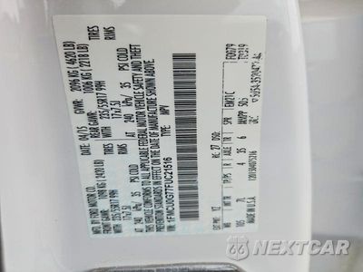 Zdjęcie 13 z 13 samochodu: 2015 FORD ESCAPE SE VIN:1FMCU0G77FUC21516 - miniatura