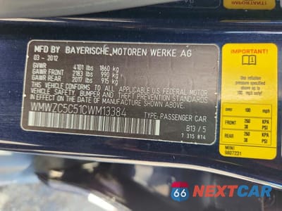 Zdjęcie 13 z 13 samochodu: 2012 MINI COOPER S COUNTRYMAN VIN:WMWZC5C51CWM13384 - miniatura