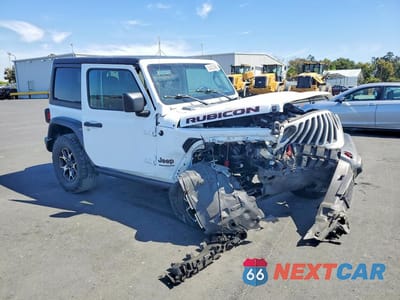 Czwarte zdjęcie samochodu z boku: 2021 JEEP WRANGLER RUBICON VIN:1C4HJXCG2MW559375 - miniatura