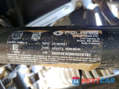 Zdjęcie 10 z 10 samochodu: 2021 POLARIS RZR UTILITY VEHICLE VIN:3NSR4E929MG628197 - miniatura