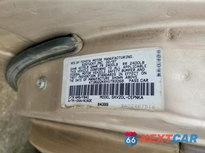 Zdjęcie 12 z 12 samochodu: 1997 TOYOTA CAMRY LE VIN:4T1BG22K6VU783268 - miniatura