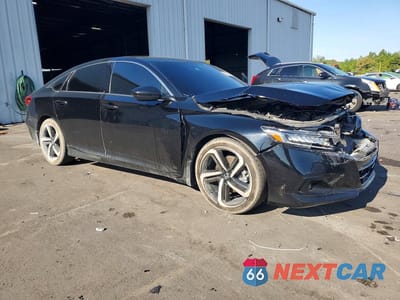 Czwarte zdjęcie samochodu z boku: 2022 HONDA ACCORD SPORT VIN:1HGCV1F35NA087855 - miniatura