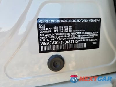 Zdjęcie 12 z 12 samochodu: 2015 BMW 535 D XDRIVE VIN:WBAFV3C54FD687115 - miniatura