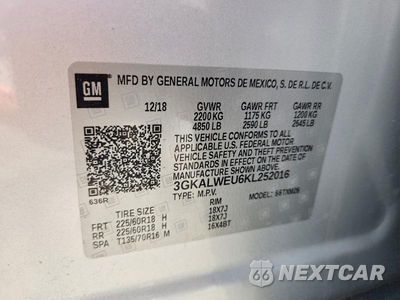 Zdjęcie 13 z 13 samochodu: 2019 GMC TERRAIN SLT VIN:3GKALWEU6KL252016 - miniatura