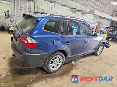 Trzecie zdjęcie samochodu z tyłu: 2004 BMW X3 2.5I VIN:WBXPA73444WC40566 - miniatura