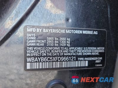 Zdjęcie 12 z 12 samochodu: 2015 BMW 750 XI VIN:WBAYB6C5XFD966121 - miniatura