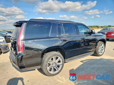 Trzecie zdjęcie samochodu z tyłu: 2018 CADILLAC ESCALADE PREMIUM LUXURY VIN:1GYS3CKJ0JR148793 - miniatura