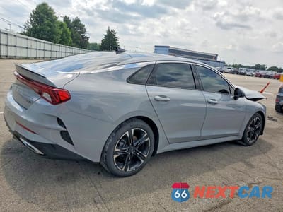 Trzecie zdjęcie samochodu z tyłu: 2022 KIA K5 GT LINE VIN:5XXG64J26NG122114 - miniatura