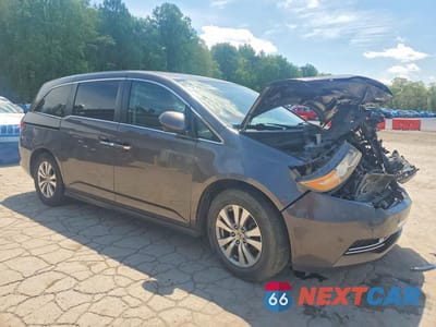 Czwarte zdjęcie samochodu z boku: 2016 HONDA ODYSSEY SE VIN:5FNRL5H39GB129361 - miniatura