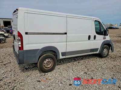 Trzecie zdjęcie samochodu z tyłu: 2015 RAM PROMASTER 1500 DELIVERY VAN VIN:3C6TRVAG6FE504068 - miniatura