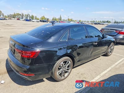 Trzecie zdjęcie samochodu z tyłu: 2019 AUDI A4 PREMIUM VIN:WAUGMAF44KN020645 - miniatura