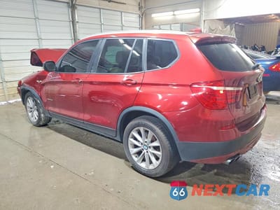 Drugie zdjęcie samochodu z przodu: 2013 BMW X3 XDRIVE28I VIN:5UXWX9C56D0D06161 - miniatura
