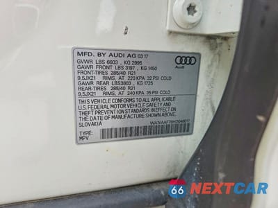 Zdjęcie 13 z 13 samochodu: 2017 AUDI Q7 PRESTIGE VIN:WA1VAAF78HD048017 - miniatura