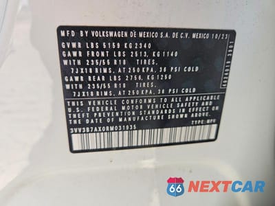 Zdjęcie 13 z 13 samochodu: 2024 VOLKSWAGEN TIGUAN SE VIN:3VV3B7AX0RM031935 - miniatura