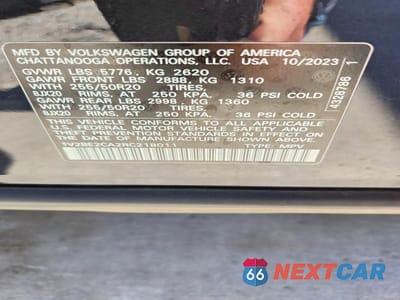 Zdjęcie 13 z 13 samochodu: 2024 VOLKSWAGEN ATLAS CROSS SPORT SEL VIN:1V2BE2CA2RC218011 - miniatura