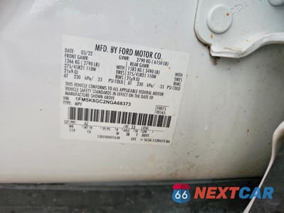 Zdjęcie 12 z 12 samochodu: 2022 FORD EXPLORER ST VIN:1FM5K8GC2NGA68373 - miniatura