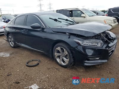 Czwarte zdjęcie samochodu z boku: 2018 HONDA ACCORD EX VIN:1HGCV1F44JA072489 - miniatura