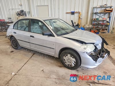 Czwarte zdjęcie samochodu z boku: 2004 HONDA CIVIC LX VIN:2HGES16424H638690 - miniatura
