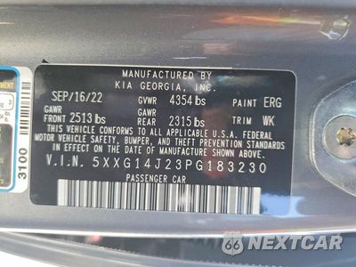 Zdjęcie 25 z 26 samochodu: 2023 KIA K5 LXS VIN:5XXG14J23PG183230 - miniatura