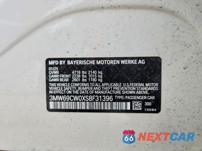 Zdjęcie 12 z 12 samochodu: 2025 BMW 330I VIN:3MW69CW0XS8F31396 - miniatura