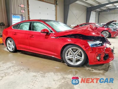 Czwarte zdjęcie samochodu z boku: 2021 AUDI A5 PREMIUM PLUS 45 VIN:WAUFACF55MA012928 - miniatura
