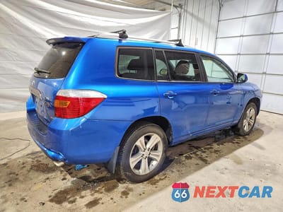 Trzecie zdjęcie samochodu z tyłu: 2008 TOYOTA HIGHLANDER SPORT VIN:JTEES43AX82017136 - miniatura